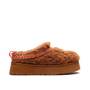 UGG Tazz UGG Braid Hardwood Platform Clog Slippers